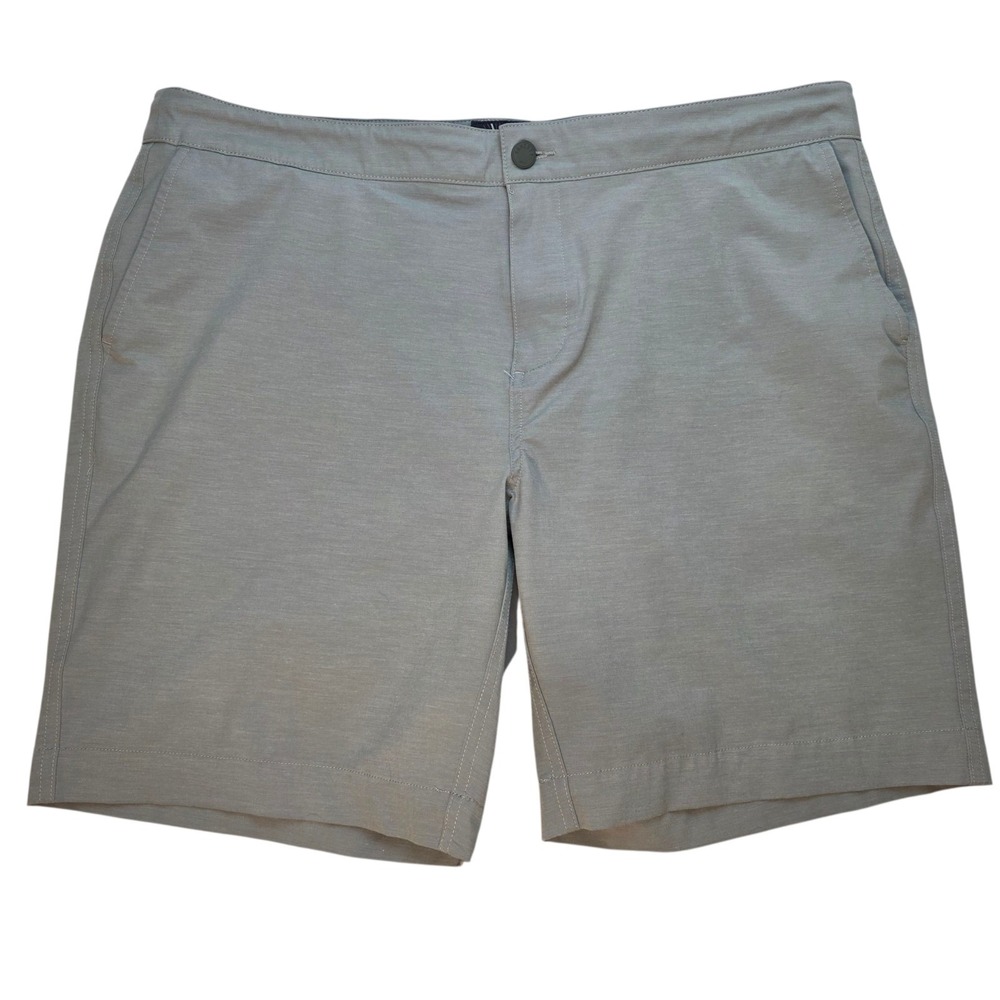 Faherty Shorts Men's‎ 38 All Day Gray Chino  Active Casual Outdoor Drawstring